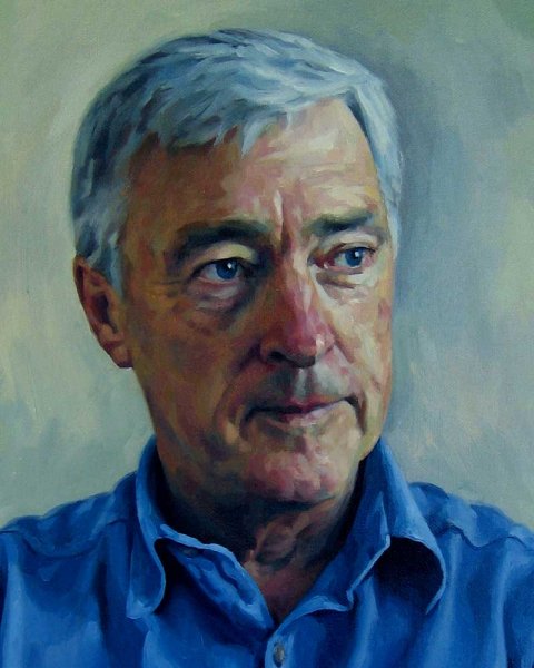 DETAIL - Peter Andren MP - oil on linen canvas 2007