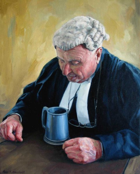 Poison in the well - The Honourable David Tonge - oil on linen canvas 2006