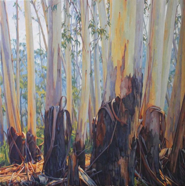 Sancuary - oil on canvas 112x112cm 2014