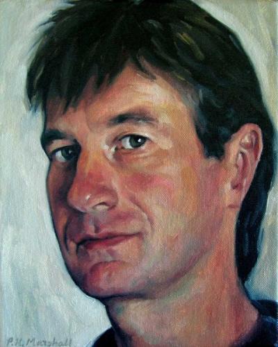 Self Portrait 2007-8 - oil on canvas 20x25.4 cm