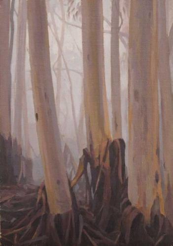 Rising Mists - oil on canvas 24x17cm 2015